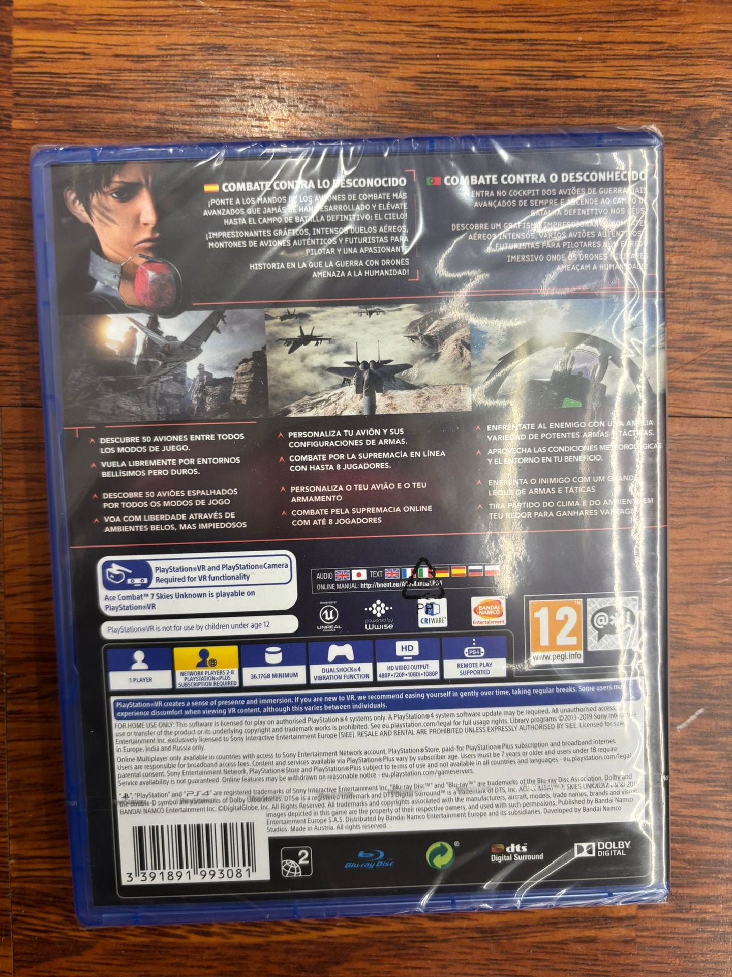 Ace Combat 7 Skies Unknown PS4 ES/PT Ace Combat 7 Skies Unknown PS4 ES/PT